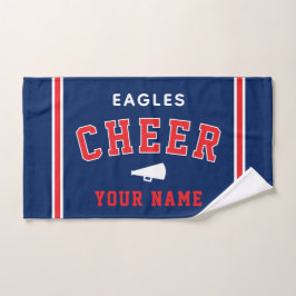 Persoonlijke naam & school cheer towel, teamcadeau handdoek