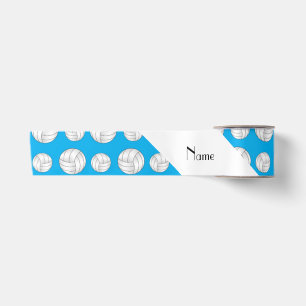 Persoonlijke naam sky blue volleybalballen lint