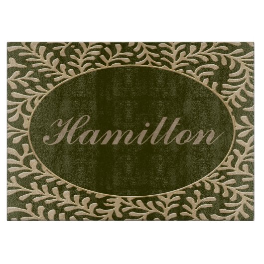 Persoonlijke naam snijplank (Voorkant)