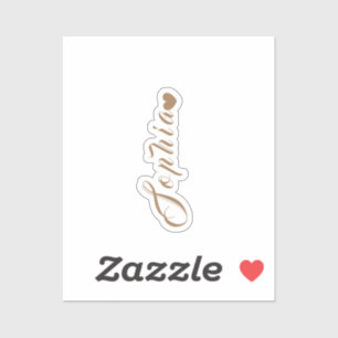 Persoonlijke naam sticker