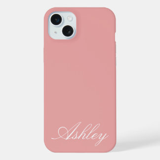 Persoonlijke naam stijlvol modern elegant minimaal iPhone 15 plus case