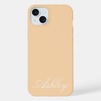 Persoonlijke naam stijlvol modern elegant minimaal iPhone 15 plus case