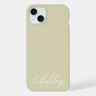 Persoonlijke naam stijlvol modern elegant minimaal iPhone 15 plus case