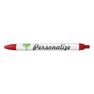 Persoonlijke naam tropische palmboom pen