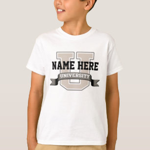 Persoonlijke naam Universiteit Cool Funny Familie T-shirt
