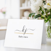 Persoonlijke naam | van de bureau van bedankkaart