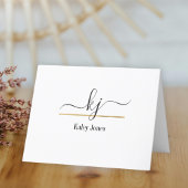 Persoonlijke naam | van de bureau van bedankkaart