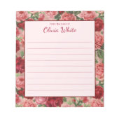 Persoonlijke naam | Van de bureau van de blocnote (Voorkant)