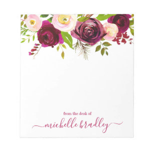 Persoonlijke naam   Van de bureau van de blocnote