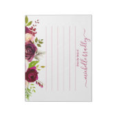 Persoonlijke naam | Van de bureau van de blocnote (Gedraaid)