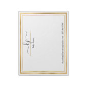 Persoonlijke naam | Van de bureau van de blocnote (Gedraaid)