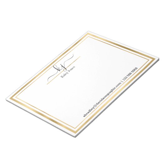 Persoonlijke naam | Van de bureau van de blocnote (Schuin)