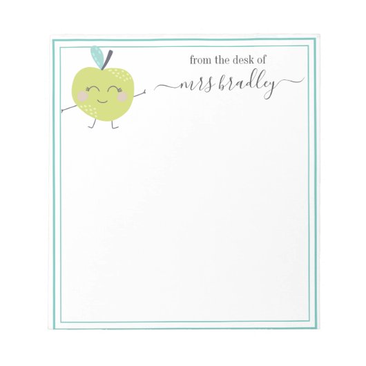 Persoonlijke naam | Van de bureau van de blocnote (Voorkant)