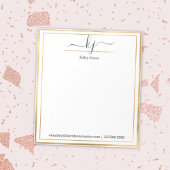 Persoonlijke naam | Van de bureau van de blocnote