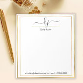 Persoonlijke naam | Van de bureau van de blocnote