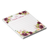 Persoonlijke naam | Van de bureau van de blocnote (Schuin)