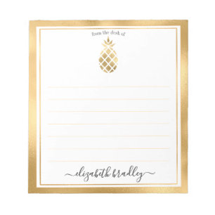 Persoonlijke naam Van de bureau van de blocnote