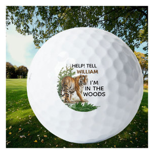 Persoonlijke naam van de Help-novelty van Funny Golfballen