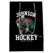 Persoonlijke naam van het Athlete-team van de Spel Medium Cadeauzakje (Achterkant)