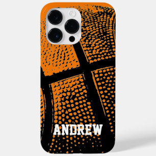 Persoonlijke naam vintage basketbal sportprint Case-Mate iPhone 14 pro max hoesje