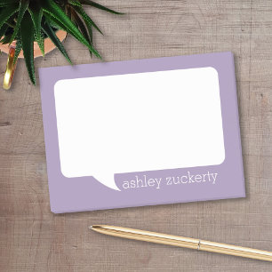 Persoonlijke naam voor de variabele Agenda en Whit Post-it® Notes