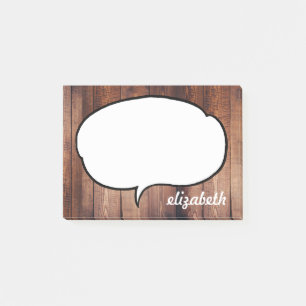 Persoonlijke naam voor gesprekspartner post-it® notes
