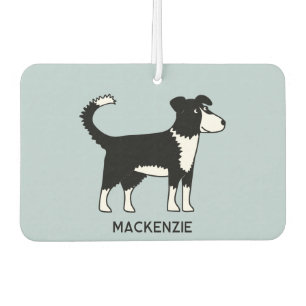 Persoonlijke naam Welsh Border Collie hond Luchtverfrisser