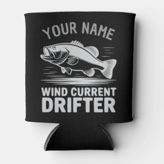 Persoonlijke naam Windstroom Drifter Baars Vis Blikjeskoeler