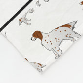 Persoonlijke naam wit Engels Fleece Deken (Hoek)