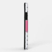 Persoonlijke naam witte diamanten Case-Mate iPhone case (Achterkant/rechts)