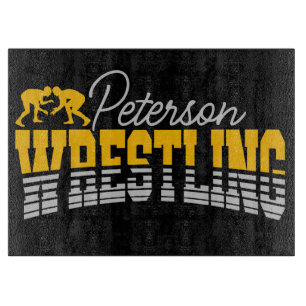 Persoonlijke NAAM Wrestling School Team Wrestler Snijplank