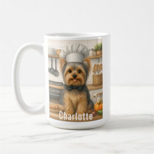 Persoonlijke naam Yorkshire Terrier Honden Chef Koffiemok