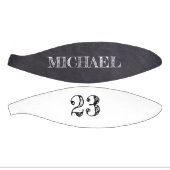 Persoonlijke naambalkafstelling basketbal (Panelen)