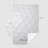 Persoonlijke naamgolfclubs en -bal golfhanddoek (Insitu)