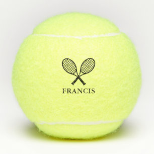 Persoonlijke naammonogram tennisballen