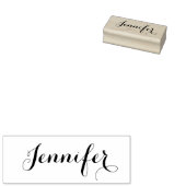 Persoonlijke naamstempel 	rubberstempel (Gestempeld)