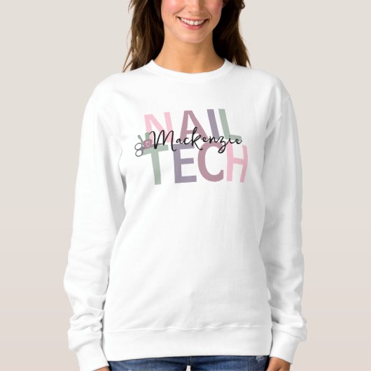Persoonlijke Nagel Tech Trui (Voorkant)