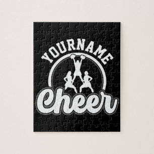 Persoonlijke NAME Cheer Team Varsity Cheerleader Legpuzzel