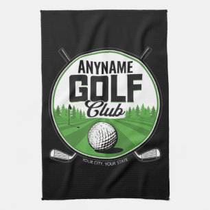 Persoonlijke NAME Golfende Pro Golfclub Speler Theedoek
