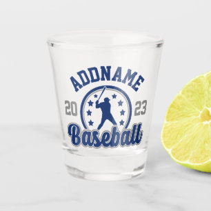 Persoonlijke NAME Honkbal Team Speler Game Shot Glas