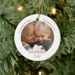 Persoonlijke Namen Foto Beste Oma Ooit Keramisch Ornament