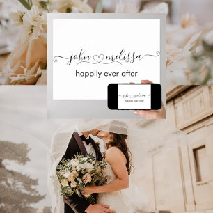 Persoonlijke namen met poster hart