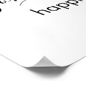 Persoonlijke namen met poster hart (Hoek)