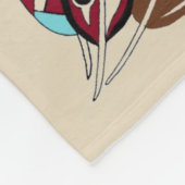 Persoonlijke Native American Feather Blanket Fleece Deken (Hoek)