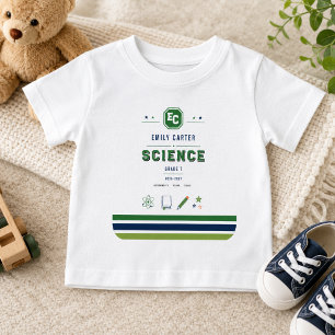 Persoonlijke Navy Groene Wetenschap School Hoes