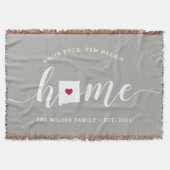 Persoonlijke New Mexico Thuisstaat Deken (Voorkant)