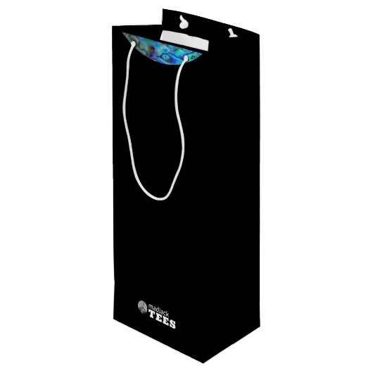 PERSOONLIJKE NIEUWE ZEELAND ZUID-ISLAND WINE GIFT  WIJN CADEAUTAS (Achterkant Gekanteld)