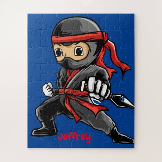 Persoonlijke Ninja Legpuzzel (Verticaal)