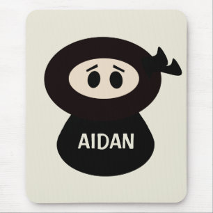Persoonlijke Ninja Mousepad voor kinderen Muismat