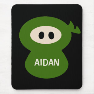 Persoonlijke Ninja Mousepad voor kinderen Muismat